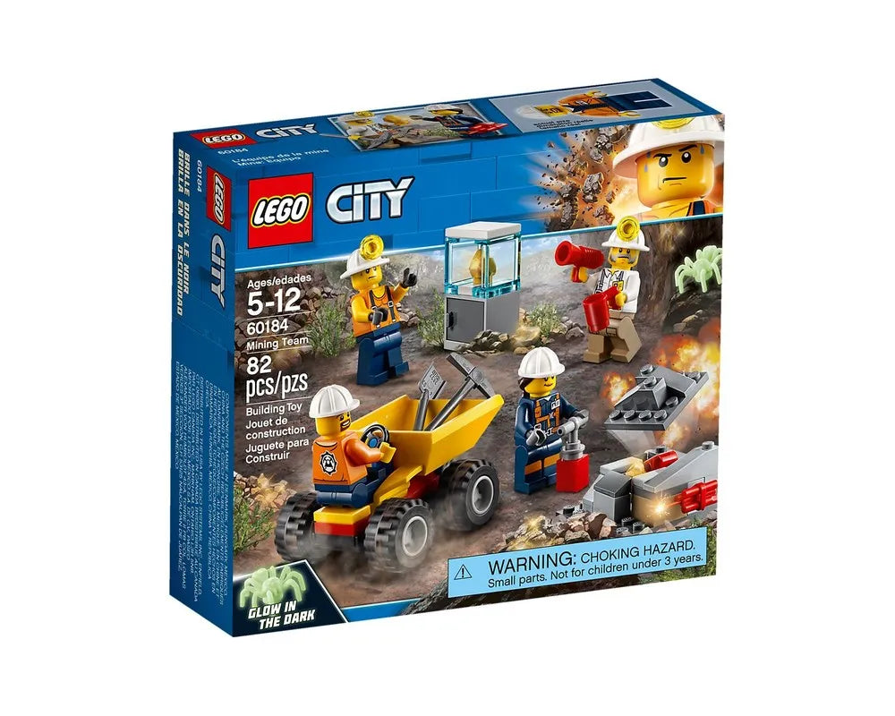 LEGO City 60184 - Mining Team - Authentic LEGO Set Main Image