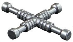 LEGO 11402d Minifigure, Utensil Tool 4-Way Lug Wrench - Main Product Image