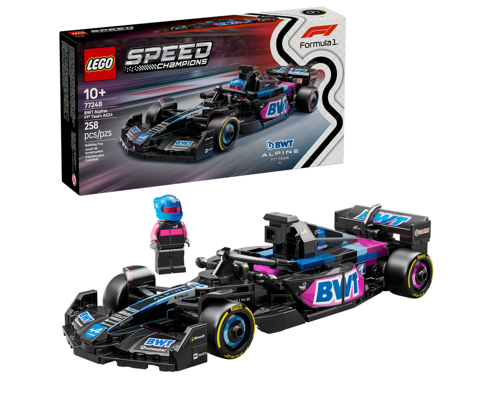 LEGO SPEED CHAMPIONS 77248 - BWT Alpine F1 Team A524 - Authentic LEGO Set Main Image