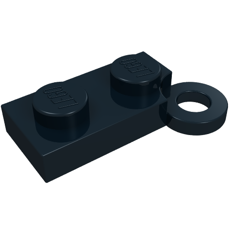 LEGO 2429 Hinge Plate 1 x 4 Swivel Base in Black - Authentic LEGO Part