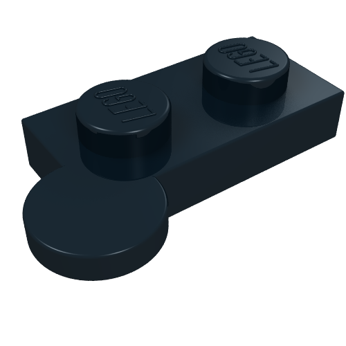 LEGO 2430 Hinge Plate 1 x 4 Swivel Top in Black - Authentic LEGO Part