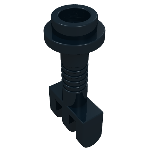 LEGO 2433 Hinge Bar with 3 Fingers and End Stud (Control Lever) in Black - Authentic LEGO Part