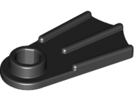 LEGO 2599a Minifigure Footgear Flipper in Black - Authentic LEGO Part
