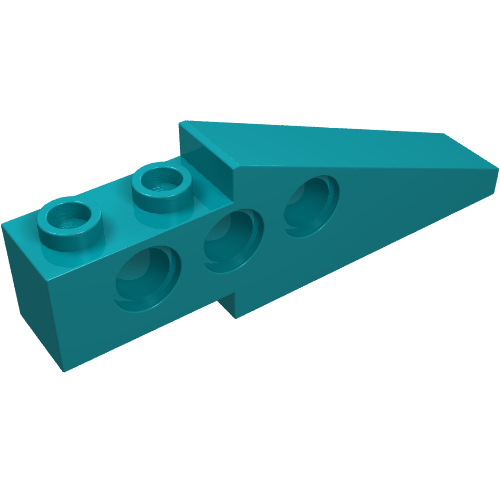 LEGO 2744 Technic Slope 6 x 1 x 1 2/3 in Dark Turquoise - Authentic LEGO Part