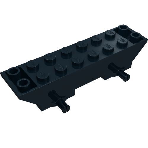LEGO 30277 Vehicle, Base 2 x 8 x 1 1/3 in Black - Authentic LEGO Part