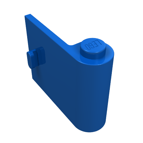 LEGO 3188 Door 1 x 3 x 2 Right in Blue - Authentic LEGO Part