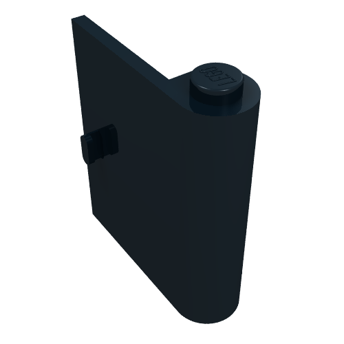 LEGO 3190 Door 1 x 3 x 3 Right in Black - Authentic LEGO Part