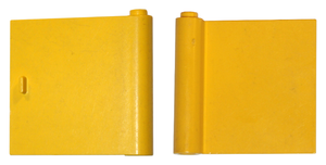 LEGO 3194a Door 1 x 5 x 4 Right with Thin Handle in Yellow - Authentic LEGO Part
