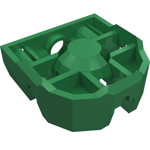 LEGO 32172 Technic, Pin Connector Block 3 x 3 x 1 in Green - Authentic LEGO Part