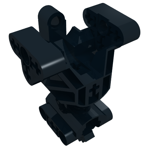 LEGO 32489 Bionicle Body Torso Trunk Gearbox in Black - Authentic LEGO Part