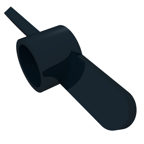 LEGO 3480 Propeller 2 Blade Helicopter Tail in Black - Authentic LEGO Part