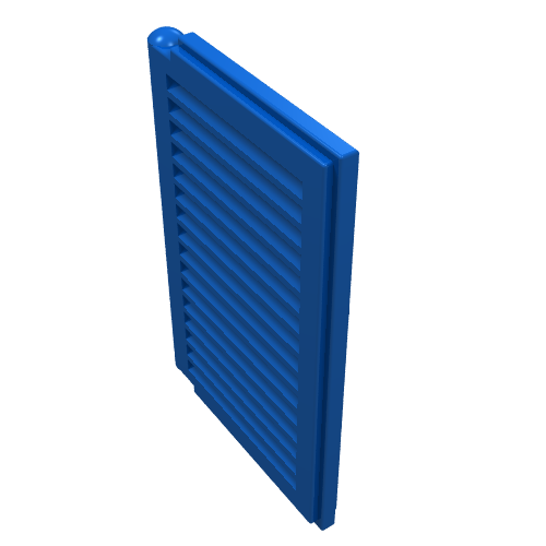 LEGO 3856 Shutter for Window 1 x 2 x 3 in Blue - Authentic LEGO Part