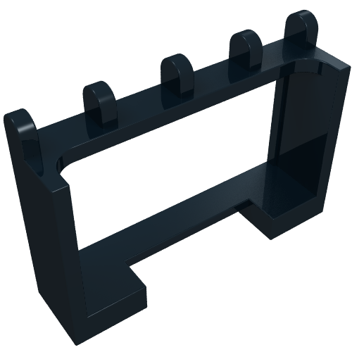 LEGO 4214 Hinge Vehicle Roof Holder 1 x 4 x 2 in Black - Authentic LEGO Part