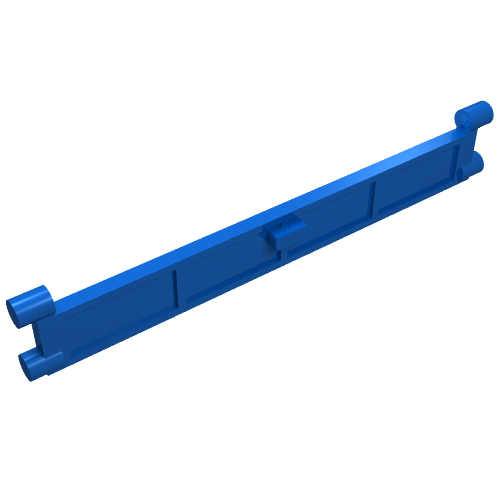 LEGO 4219 Garage Roller Door End Section with Handle in Blue - Authentic LEGO Part