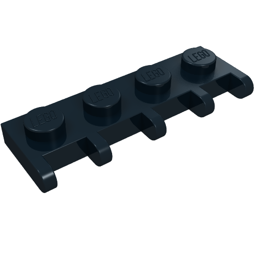 LEGO 4315 Hinge Plate 1 x 4 in Black - Authentic LEGO Part
