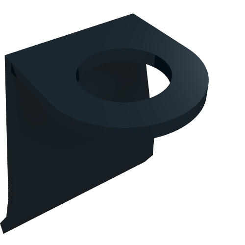 LEGO 4524 Minifigure Cape Plastic in Black - Authentic LEGO Part