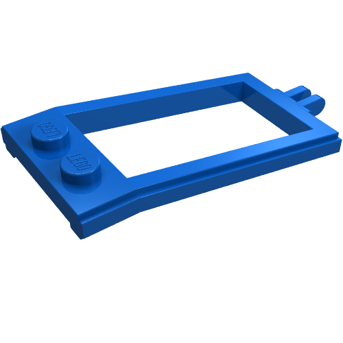 LEGO 4587 Horse Hitching / Harness Traces with Hinge in Blue - Authentic LEGO Part