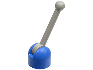 LEGO 4592c03 Antenna Small Base with Lever (4592 / 4593) in Blue - Authentic LEGO Part