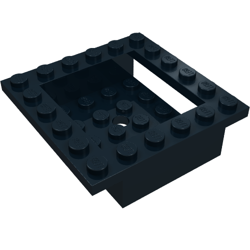 LEGO 4597 Cockpit 6 x 6 x 1 1/3 Cabin Base in Black - Authentic LEGO Part