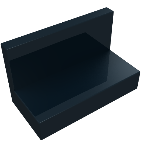 LEGO 4865 Panel 1 x 2 x 1 in Black - Authentic LEGO Part