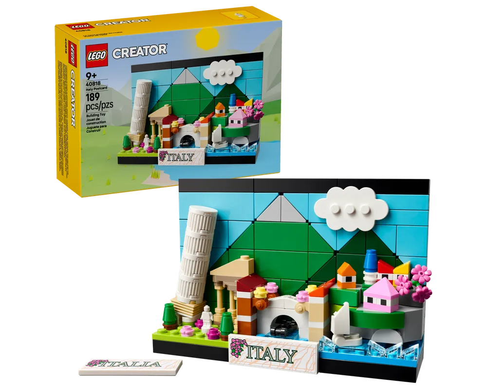 LEGO Creator 40818 - Italy Postcard - Authentic LEGO Set Main Image