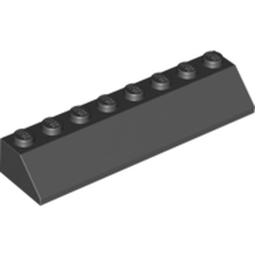 LEGO 4445 Slope 45 2 x 8 in Black - Authentic LEGO Part