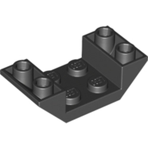 LEGO 4871 Slope Inverted 45° 4 x 2 Double in Black - Authentic LEGO Part