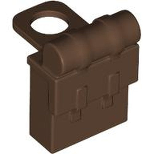 LEGO 2524 Minifigure Backpack Non-Opening in Brown - Authentic LEGO Part