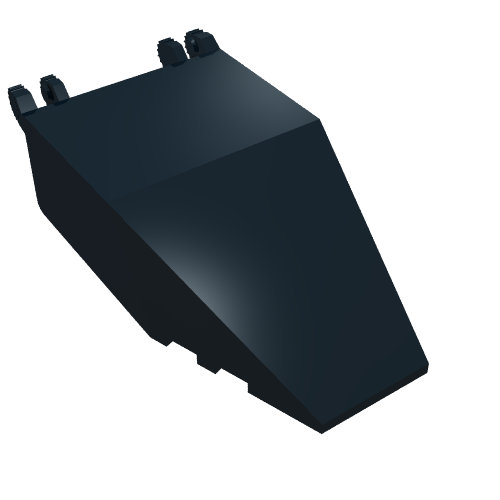 LEGO 30372 Windscreen 7 x 4 x 1 2/3 with Locking Dual 2 Fingers, 9 Teeth in Trans-Brown - Authentic LEGO Part