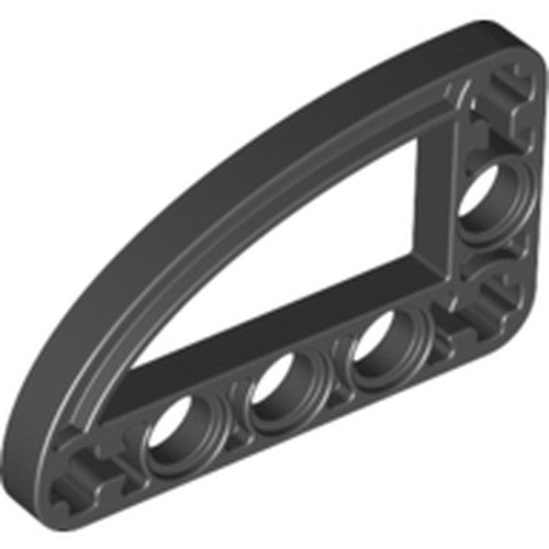 LEGO 32250 Technic, Liftarm, Modified L-Shape Quarter Ellipse Thin 3 x 5 in Black - Authentic LEGO Part