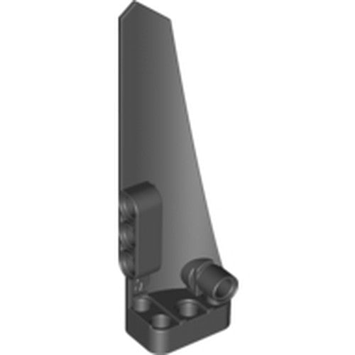 LEGO 64681 Technic, Panel Fairing # 5 Long Smooth, Side A in Black - Authentic LEGO Part