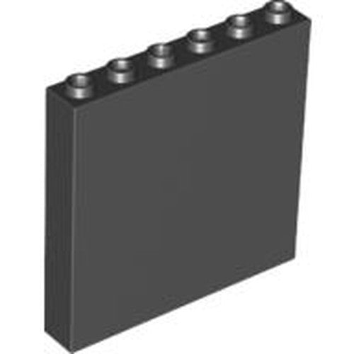 LEGO 3754 Brick 1 x 6 x 5 in Black - Authentic LEGO Part