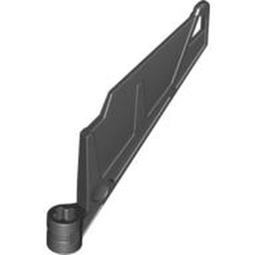LEGO 61800 Bionicle Wing Small / Tail with Axle Hole in Black - Authentic LEGO Part