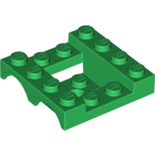LEGO 24151 Vehicle, Mudguard 4 x 4 x 1 1/3 Double in Green - Authentic LEGO Part