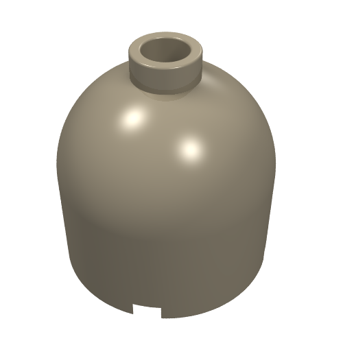 LEGO 30151 Brick, Round 2 x 2 x 1 2/3 Dome Top in Dark Tan - Authentic LEGO Part