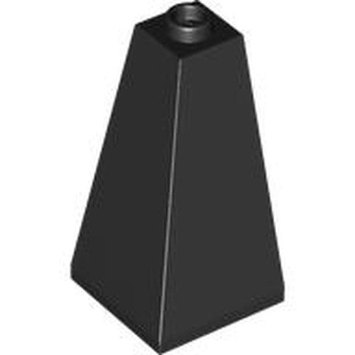LEGO 3685 Slope 75 2 x 2 x 3 Double Convex in Black - Authentic LEGO Part