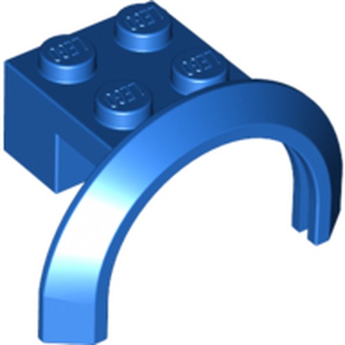 LEGO 50745 Vehicle, Mudguard 4 x 2 1/2 x 1 2/3 with Arch Round in Blue - Authentic LEGO Part