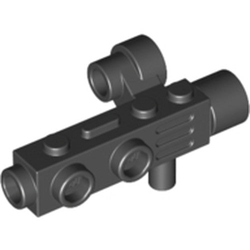 LEGO 4360 Minifigure, Utensil Camera with Side Sight (Space Gun) in Black - Authentic LEGO Part