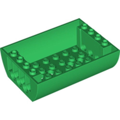 LEGO 45410 Slope, Curved 6 x 8 x 2 Inverted Double in Green - Authentic LEGO Part