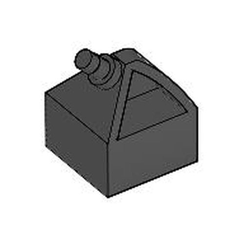 LEGO 30640 Vehicle, Steering Wheel Holder 2 x 2 in Black - Authentic LEGO Part