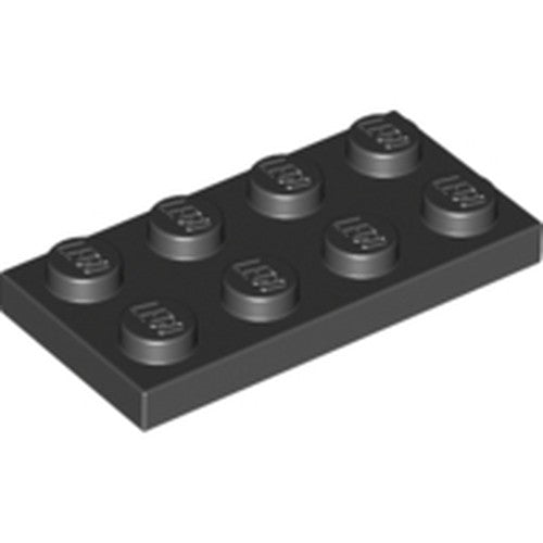 LEGO 3020 Plate 2 x 4 in Black - Authentic LEGO Part