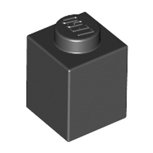 LEGO 3005 Brick 1 x 1 in Black - Authentic LEGO Part