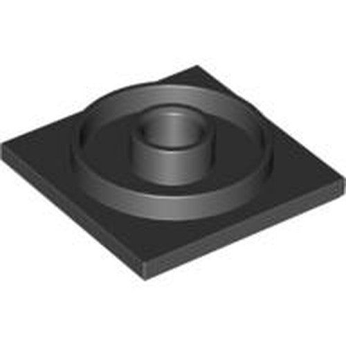 LEGO 3403 Turntable 4 x 4 Square Base in Black - Authentic LEGO Part
