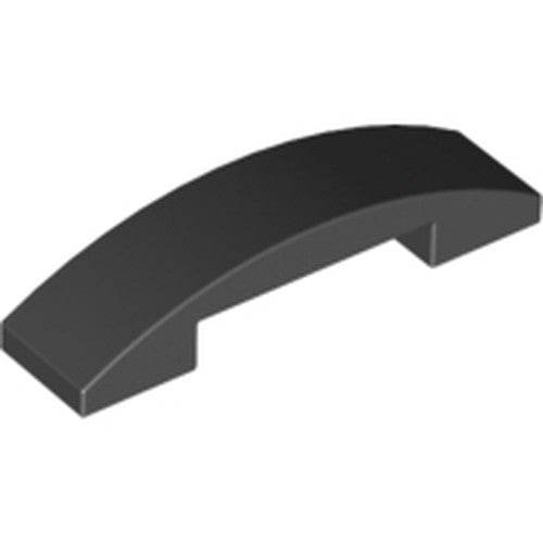 LEGO 93273 Slope, Curved 4 x 1 x 2/3 Double in Black - Authentic LEGO Part