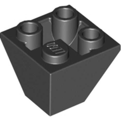 LEGO 3676 Slope, Inverted 45 2 x 2 Double Convex in Black - Authentic LEGO Part