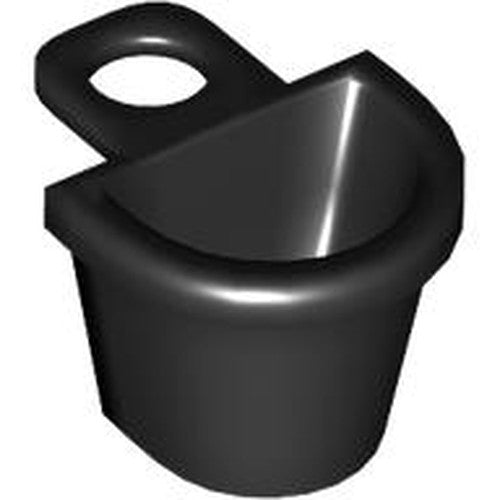 LEGO 4523 Minifigure Container D-Basket in Black - Authentic LEGO Part