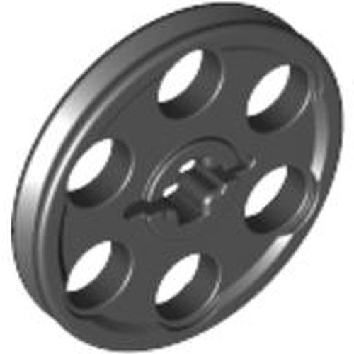 LEGO 4185 Technic Wedge Belt Wheel (Pulley) in Black - Authentic LEGO Part