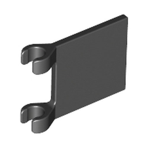 LEGO 2335 Flag 2 x 2 Square in Black - Authentic LEGO Part