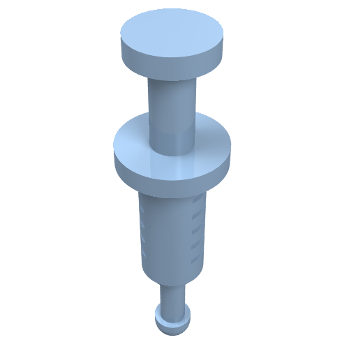 LEGO 87989 Minifigure, Utensil Syringe in Bright Light Blue - Authentic LEGO Part
