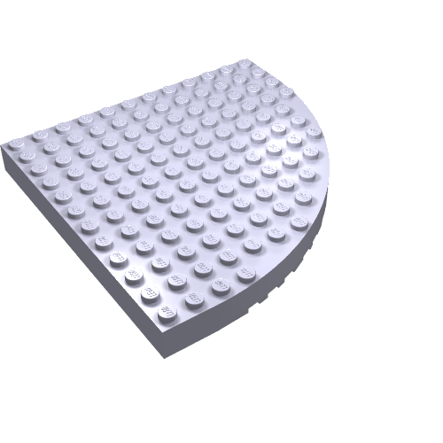 LEGO 6162 Brick, Round Corner 12 x 12 in Light Violet - Authentic LEGO Part